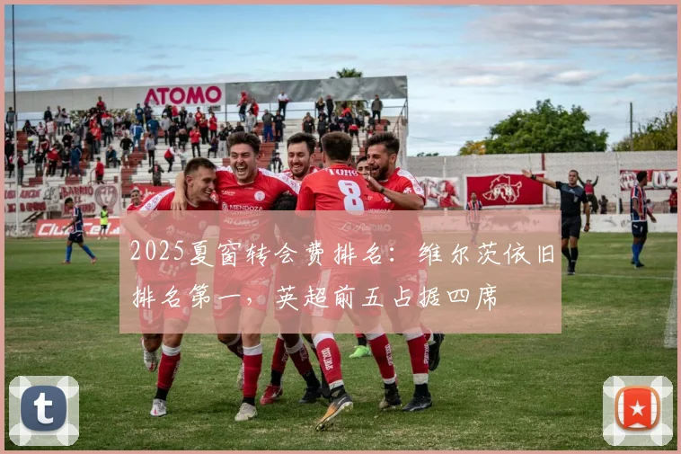 2025夏窗转会费排名：维尔茨依旧排名第一，英超前五占据四席